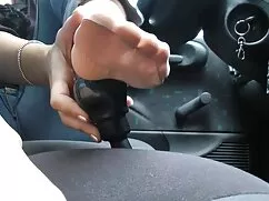 Película especial belleza en el madres cojiendo pene en los pantalones en negro